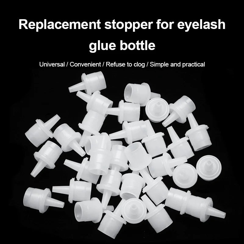 50/100/200pcs Glue Blocking Needle Anti-clogging Tool Glue Spout Replacement Spout Eyelash Extensions Accessories