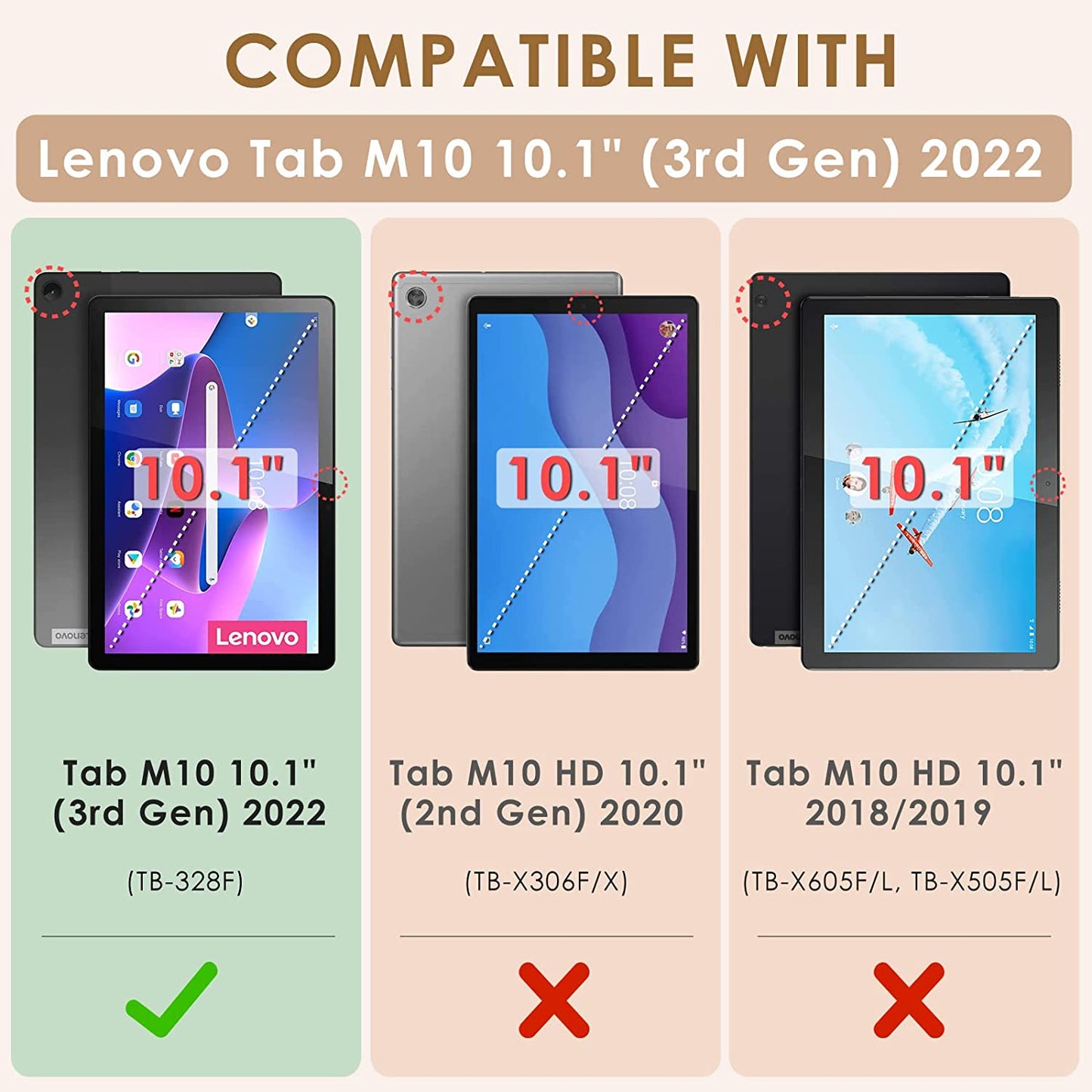 Tempered Glass Screen Protector For Lenovo Tab M10 3rd Generation 10.1 inch 2022 Tablet Protective Film TB-328F TB-326FU