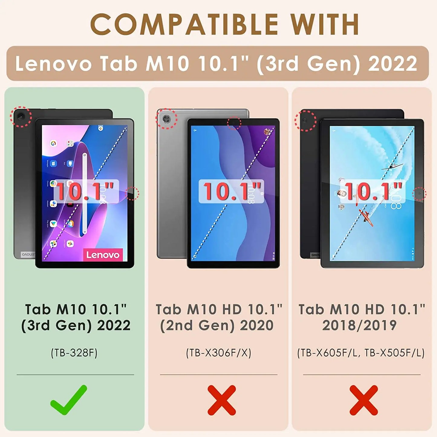 Tempered Glass Screen Protector For Lenovo Tab M10 3rd Generation 10.1 inch 2022 Tablet Protective Film TB-328F TB-326FU