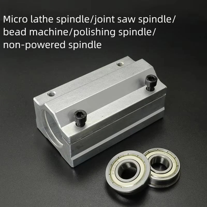 Spindle Assembly for Woodworking Mini Lathe Beads Locomotive Lathe 65 Small 50 Three-jaw Rotary Chuck 80 Four-jaw Chuck