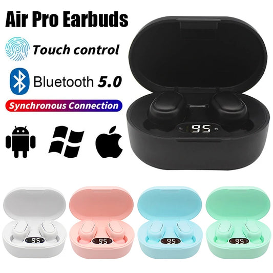 Original E7S TWS Wireless Headphones with Mic LED Display Earbuds Wireless Bluetooth Headset Air E7S Fone Bluetooth Earphones