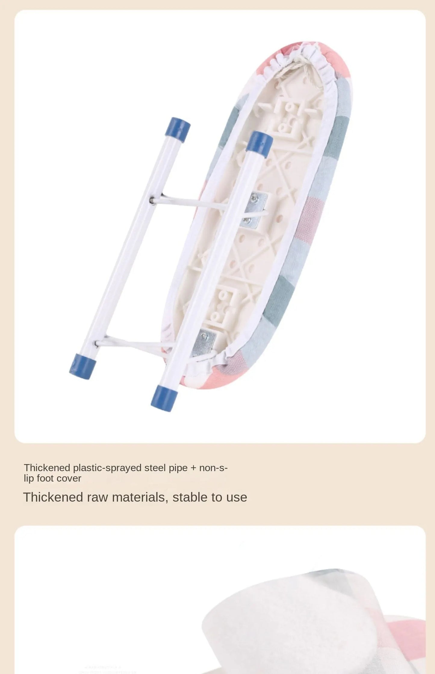 Portable Mini Ironing Board Rack for Clothes, Sleeves and Shirts - Small Size, Easy to Store and Carry