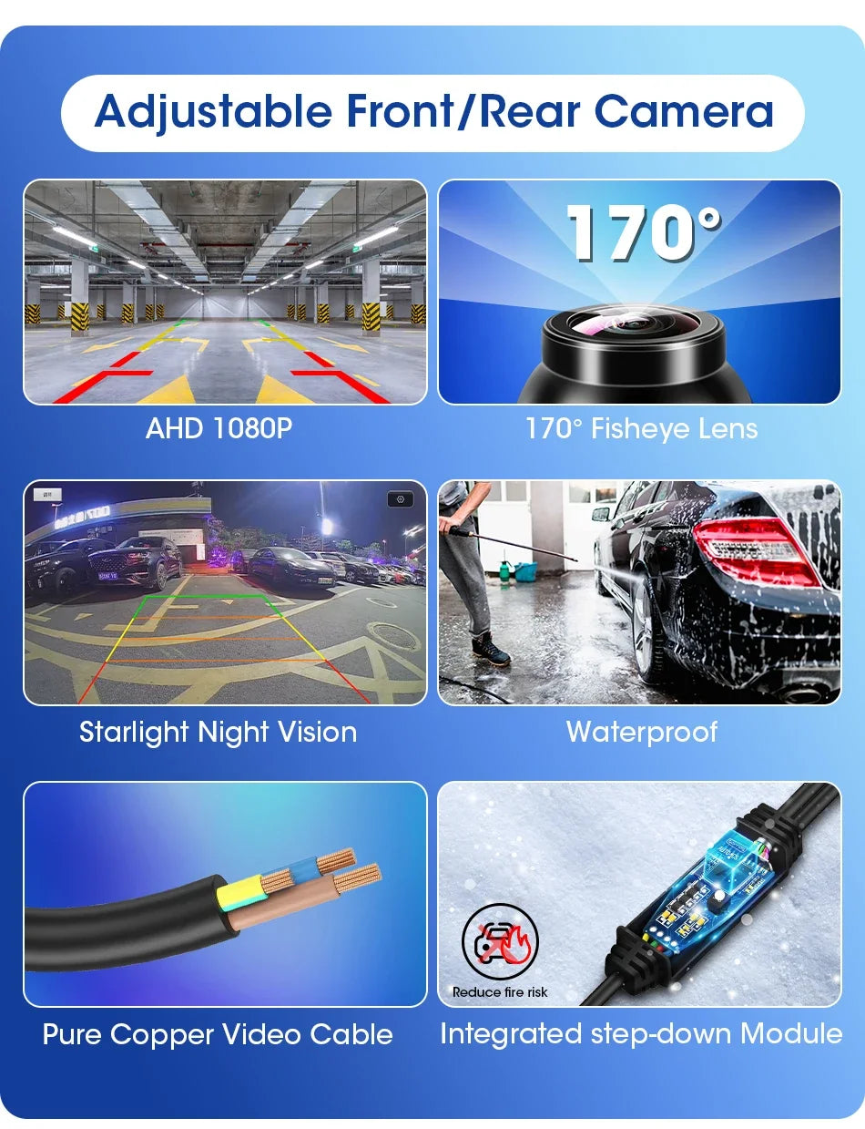 175 Degree Car Rear View Camera AHD 1080P Backup Reverse Parking For Opel Astra H J Corsa D Meriva A Vectra C Zafira Insignia