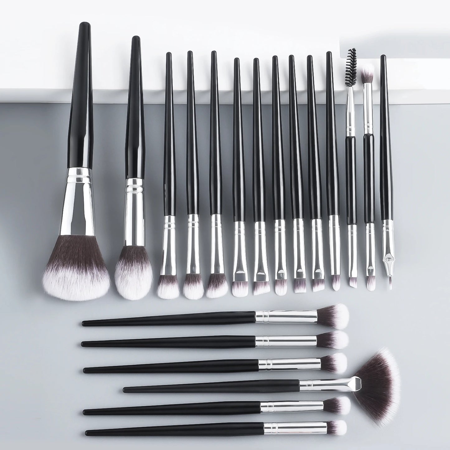 Makeup Brush Sets , 20pcs Plastic Daily Durable multifunctional makeup brush for Mascara, Eye Shadow,Foundation