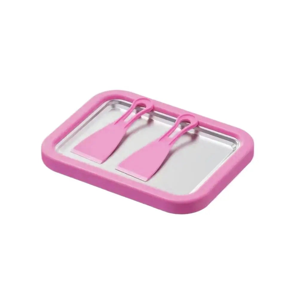 Multifunctional Rolled Ice Cream Maker - Cold Sweet Fried Ice Pan Tool DIY Household Frozen Yogurt Maker - For Homemade Dessert