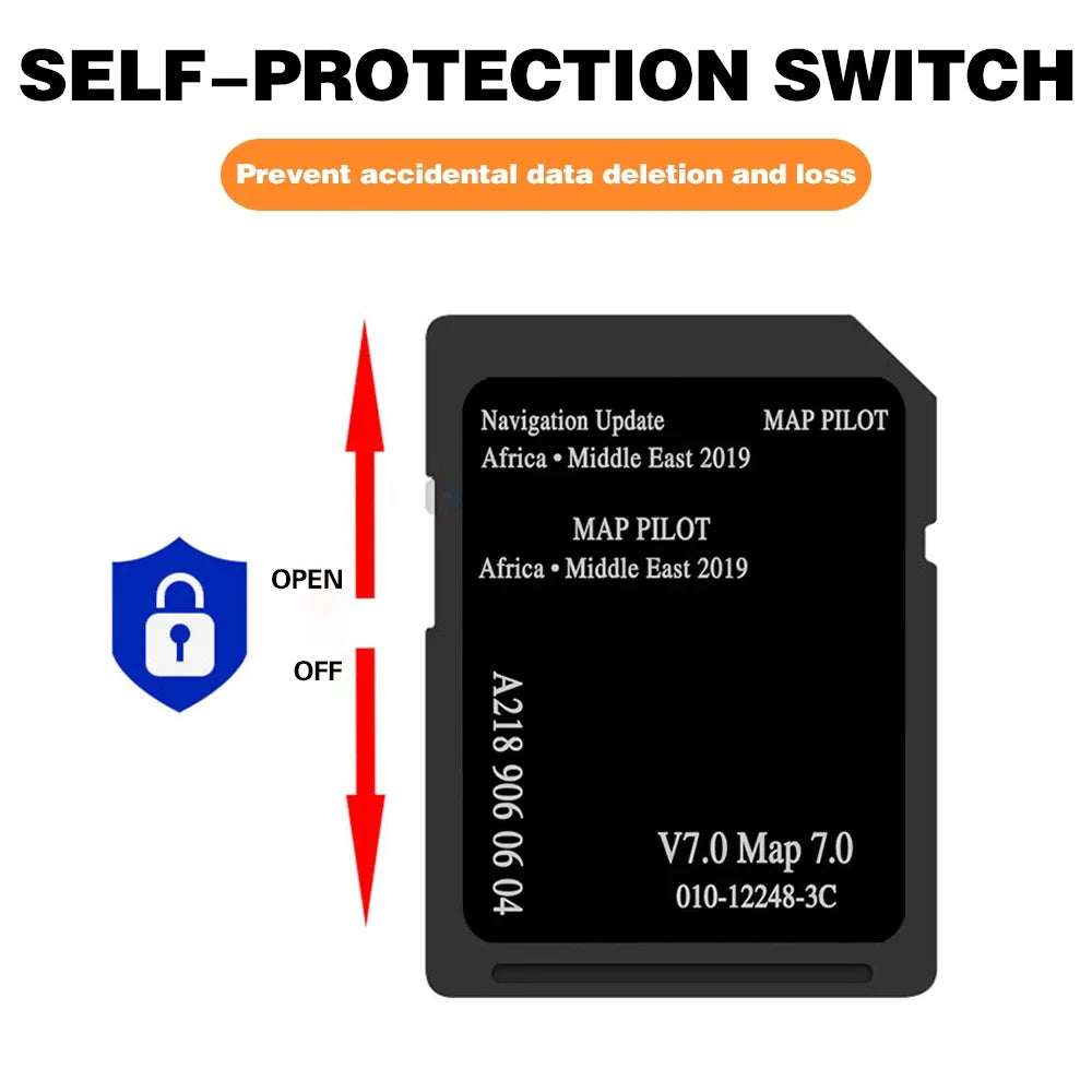 GPS Maps Africa Middle East Version for Mercedes GL/GLA/GLE/GLS-class Car GARMIN Navigation SD Card A2189060604 Free Shipping