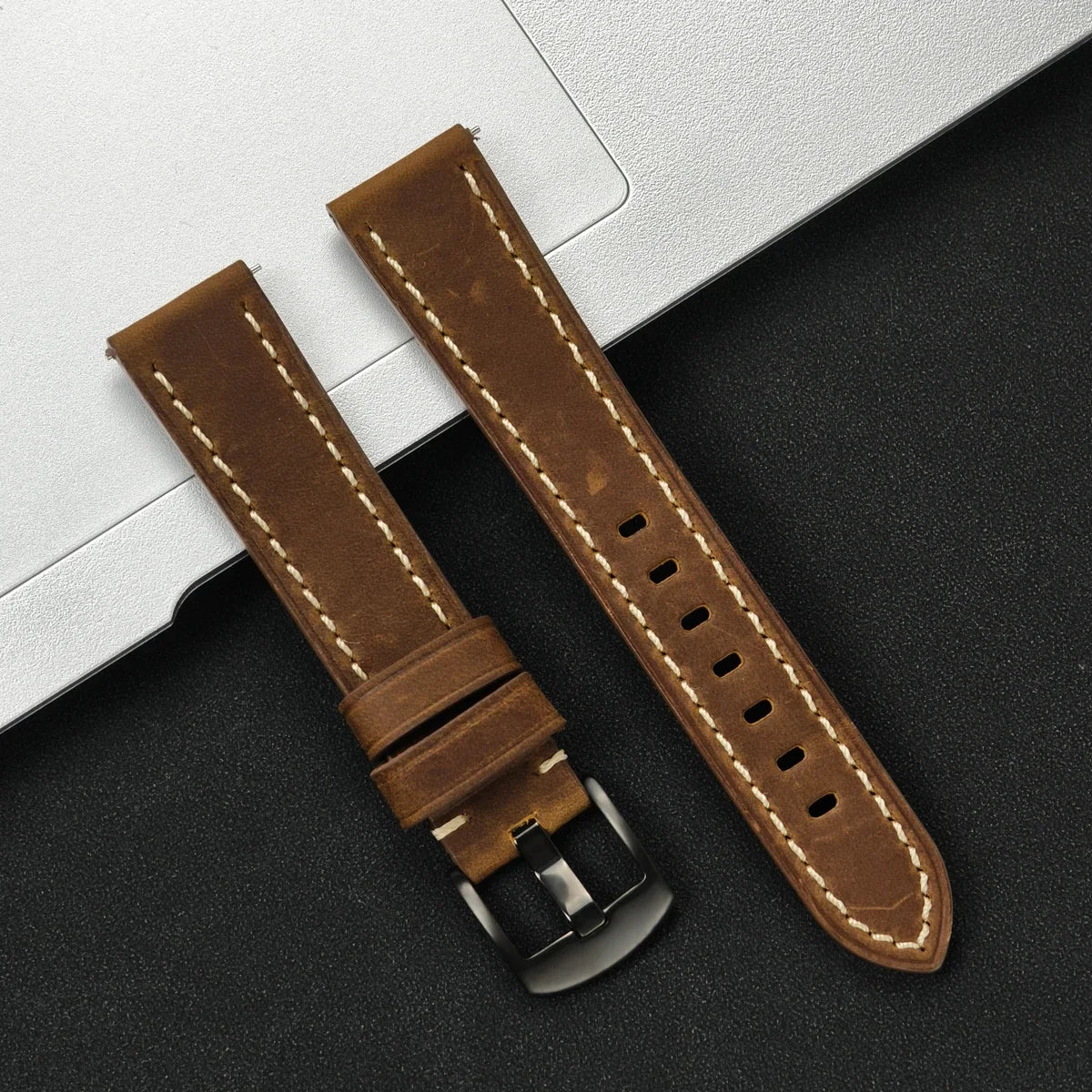 22mm 20mm Leather Strap For HUAWEI WATCH GT 4 46mm 4Pro GT3/2 Pro 42mm Soft Band For Samsung Galaxy Watch 7/6/5/4 40mm Wristband