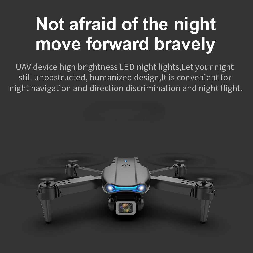 New E99Pro RC Drone 4K Professinal With Wide Angle Dual HD Camera Foldable RC Helicopter 5G WIFI FPV Height Hold Apron Sell