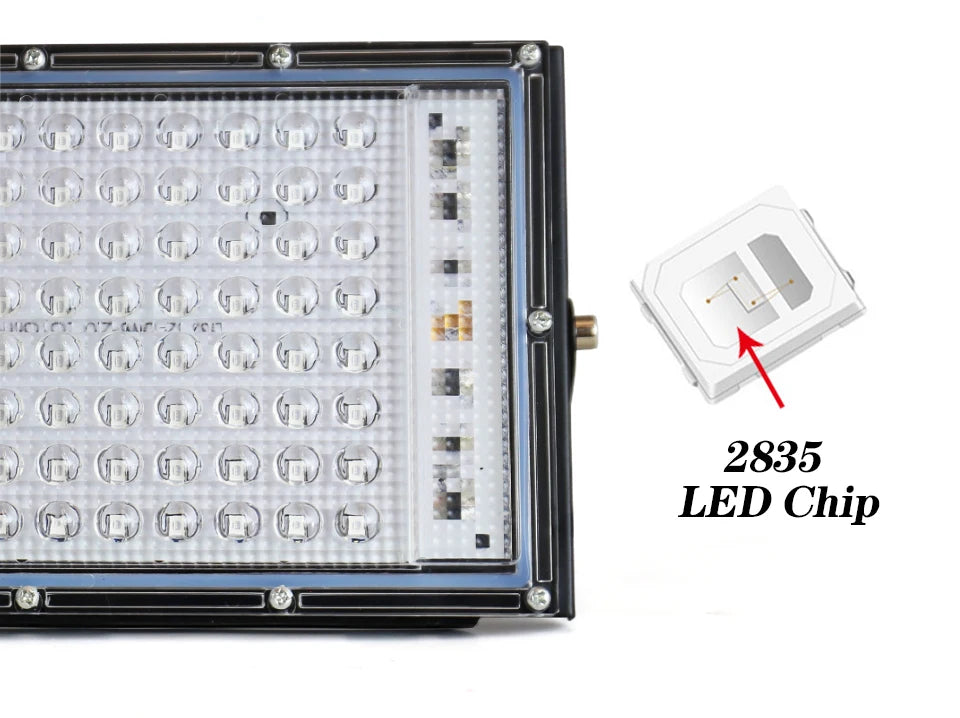 395nm 400nm Led UV Floodlight 220V Ultraviolet Stage Lamp 50W 100W LED Stage Blacklight Waterproof Disco Party Stage Backlight