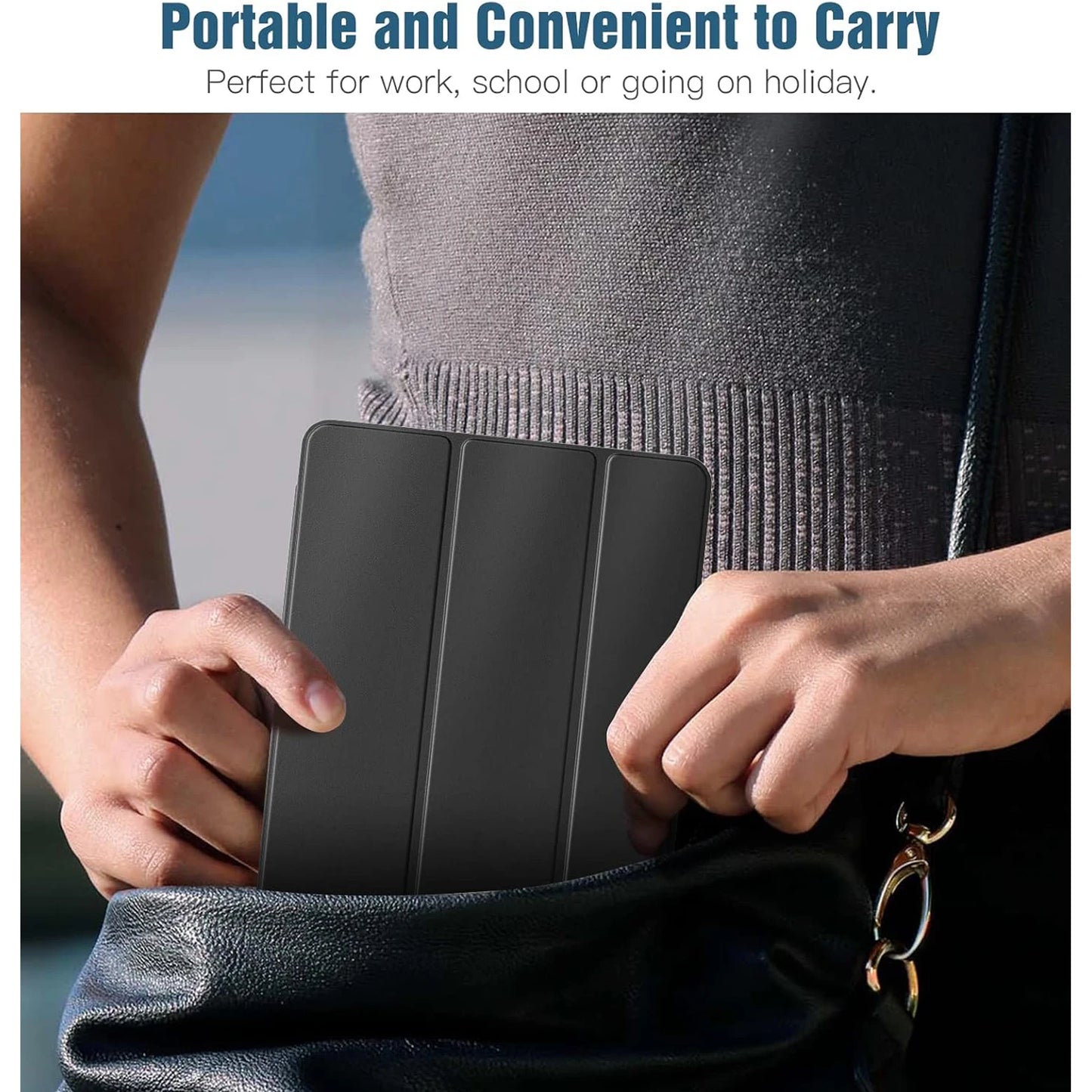 For Samsung Galaxy Tab A A6 10.1'' 2016 Flip Tri-fold Stand Cover For SM-T580 SM-T585 PU Leather Case Auto Sleep Wake