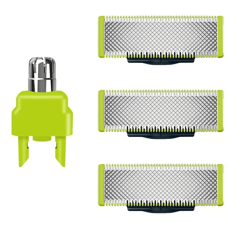 Electric Trimmer Shaver Replacement Kit for OneBlade Compatible with QP2520 QP2530 QP2630 QP6510 QP6520 QP2523 - New Model