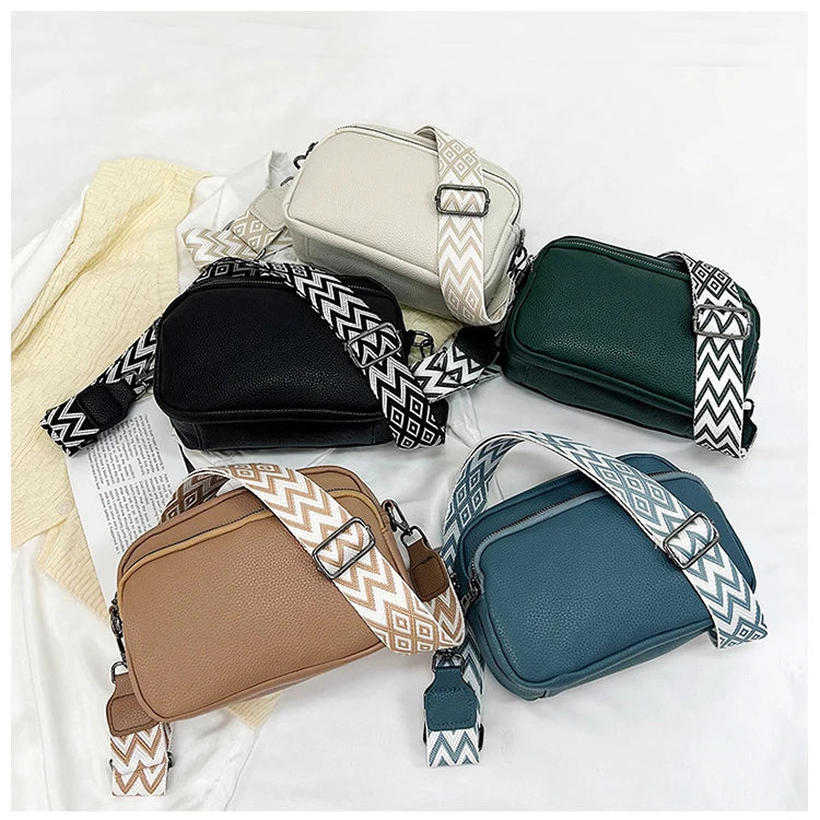 New Fashion Women's Bag Senior Simple Atmosphere Single Shoulder Crossbody Bag With Retro Small Square Bag Simple Fashion
