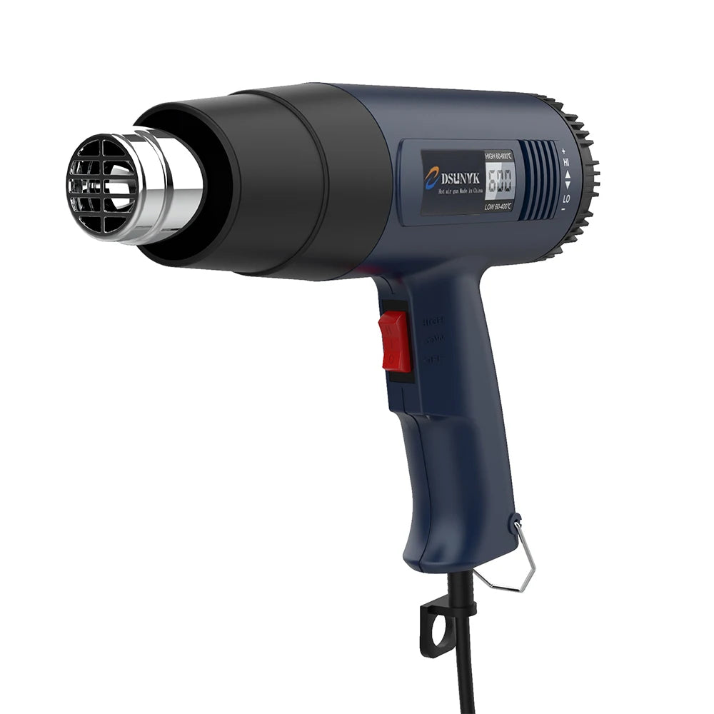2800W Construction Thermal Dryer 220V Heat Guns Soldering Tool Temperature Adjustable Revair Hair Dryer Shrinking Wrapping Tools