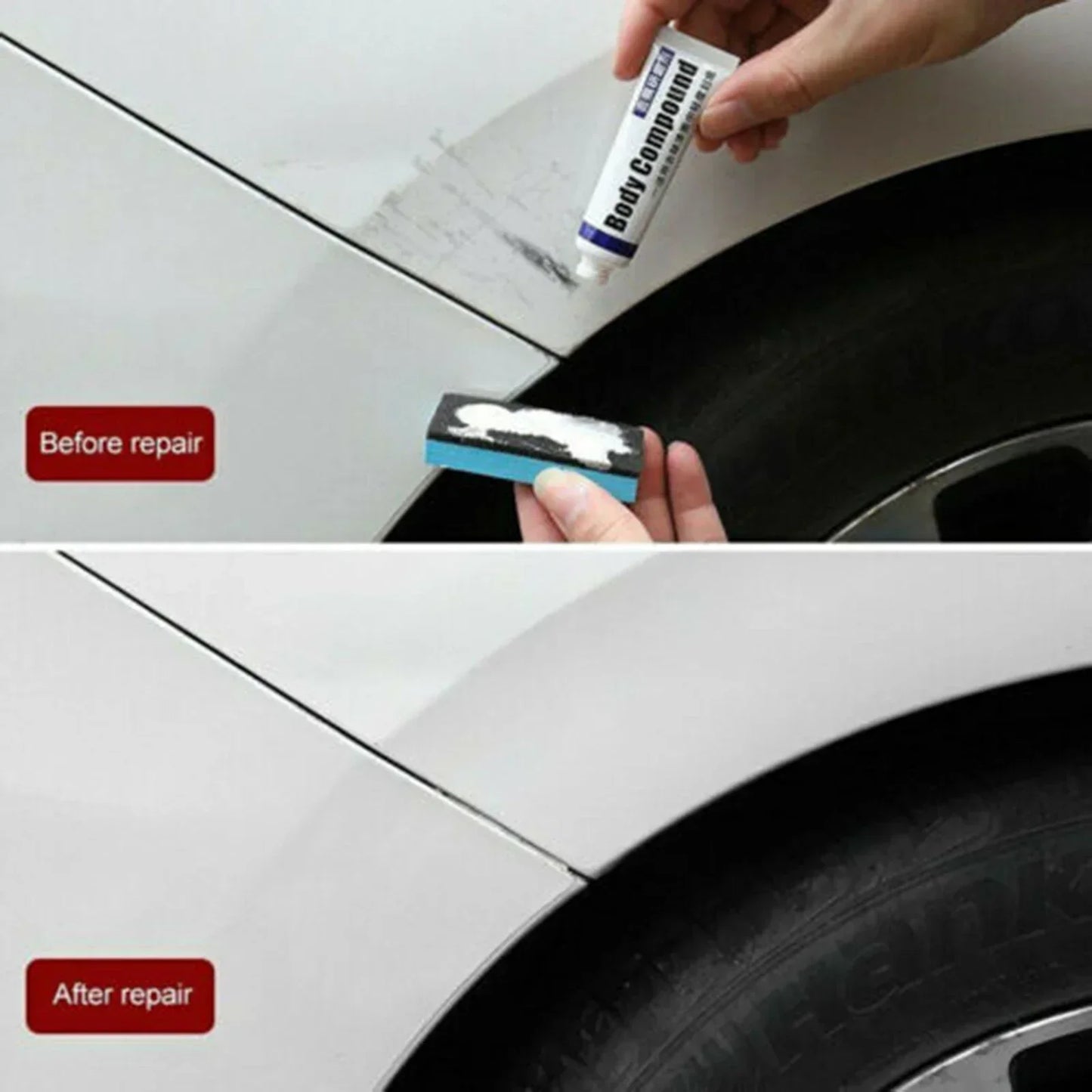 Car Tire Repair Tool Kit with Rubber Strips Tubeless Tyre Puncture Studding Plug Set Motorcycle Bike Truck Repair Accessories