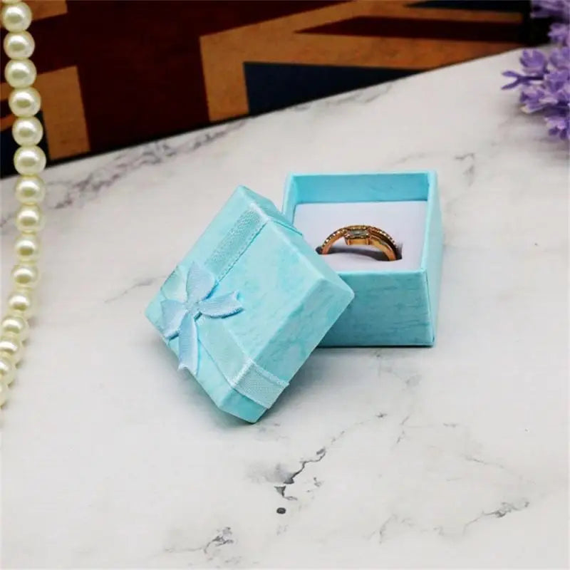 1~10PCS Jewelery Organizers Storage Gift Boxes For Earring Bracelet Necklace European Jewelry Box Princess High Grade Ring Box