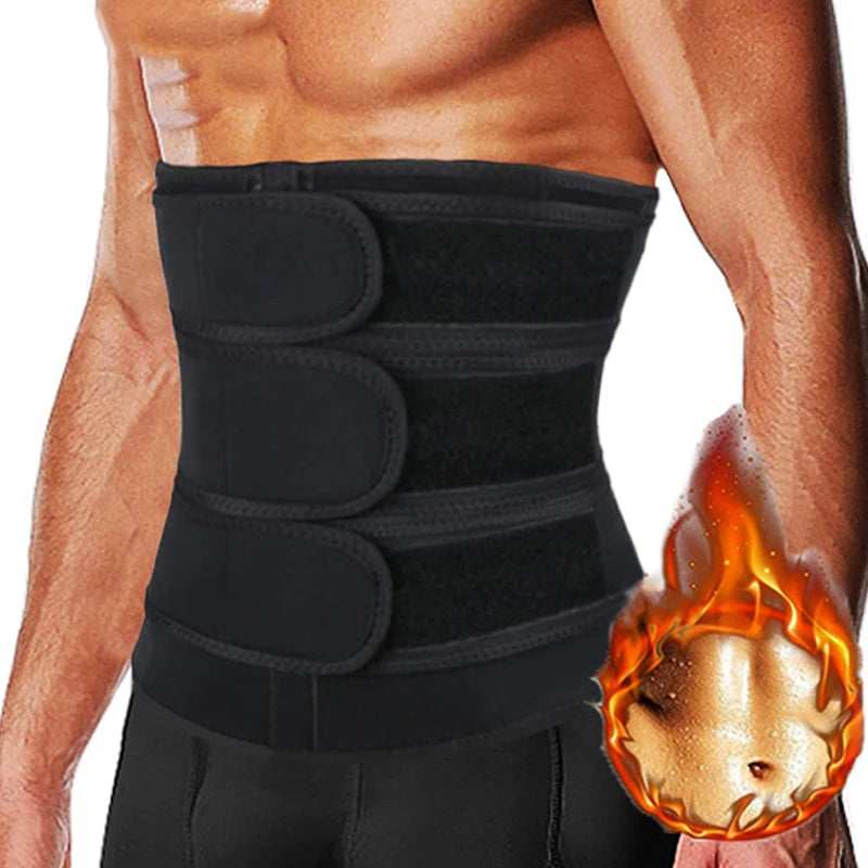 Men Slimming Body Shaper Waist Trainer Trimmer Belt Corset For Abdomen Belly Shapers Tummy Control Fitness Compression Shapewear