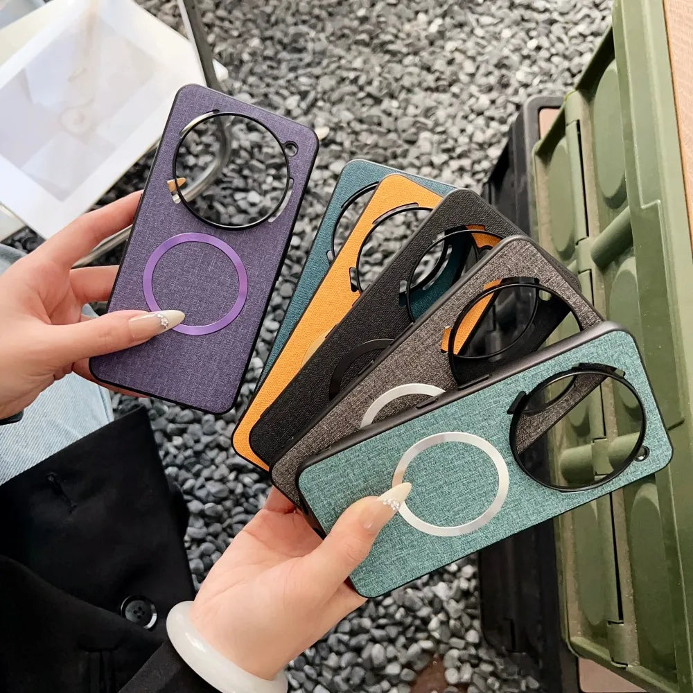 For Nothing Phone 3A Pro Case Luxury PU Magnetic Wireless Charging Protective Back Cover Case For Nothing Phone 3A 2A 3 A Shell