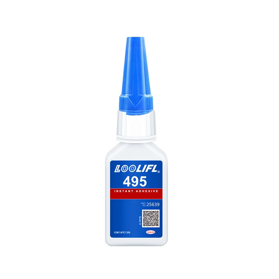 495 Instant Strong Super Glue Universal Superglue Mighty Instant Glue for Resin Ceramic Metal Glass Fast Dry
