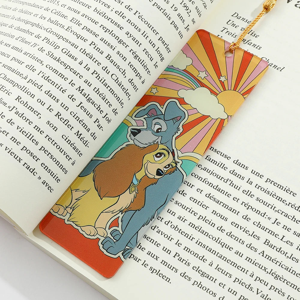 Yellow puppy bookmark, simple and portable, student birthday gift or anniversary gift.