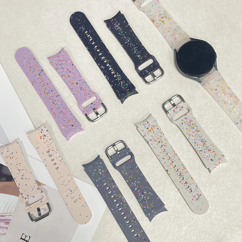 Silicone Strap For Samsung Galaxy Watch 6/6 Classic Eco-friendly Watchband for Galaxy Watch 4 5 6 7 FE