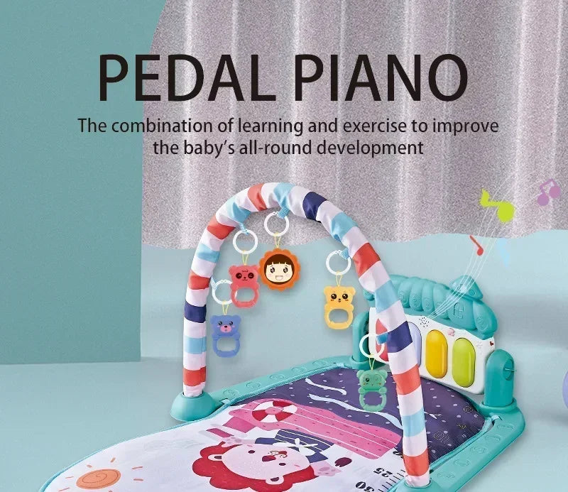 Baby Toys Music Pedal Piano 0-1 Year Old Newborn Piano Game Pad Toddler Christmas Gift Mother and Child Supplies New