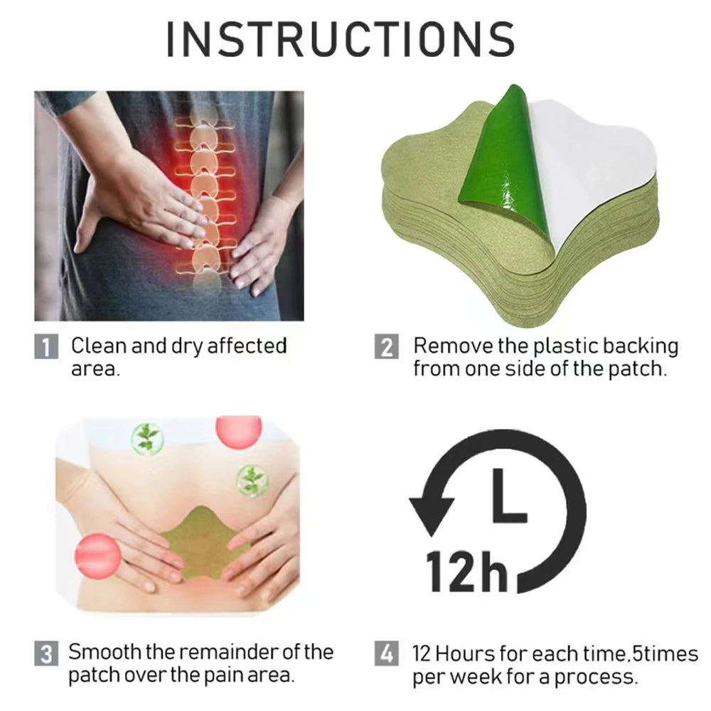 Pain Relief Patch Muscle Joint Aches Knee Neck Back Body Plaster Mugwort Paste Herbal Wormwood Arthritis Sticker Rheumatoid