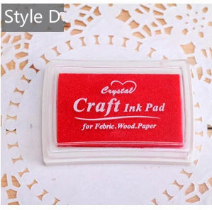 Mr Paper 15 Colors Inkpad Handmade DIY Craft Oil Based Ink Pad for Fabric Wood Paper Scrapbooking Ink pad Finger Painting