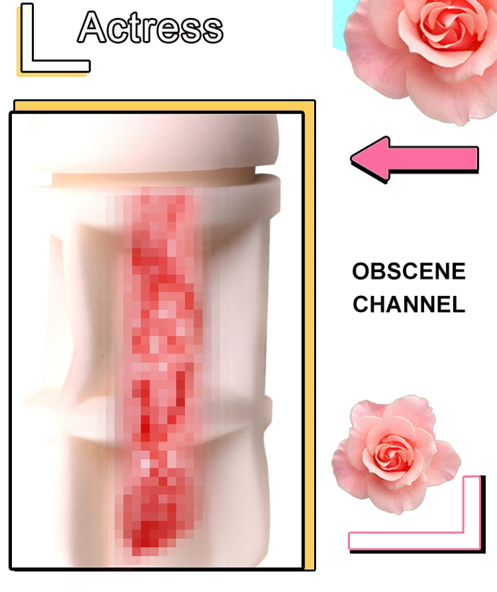 Realistic Vagina Anal Male Masturbator Silicone Soft Tight Pussy Erotic Adult Toys Penis Sex Toys for Men Masturbation Cup 18+