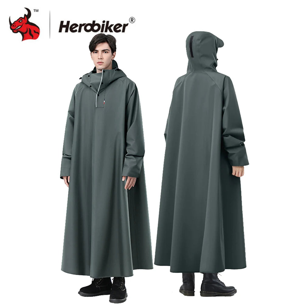 All-Weather Motorcycle Rain Suit Waterproof Windproof Unisex One-Piece Gear For Men Women Motorbike Bike Commuters