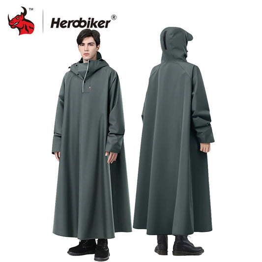 All-Weather Motorcycle Rain Suit Waterproof Windproof Unisex One-Piece Gear For Men Women Motorbike Bike Commuters