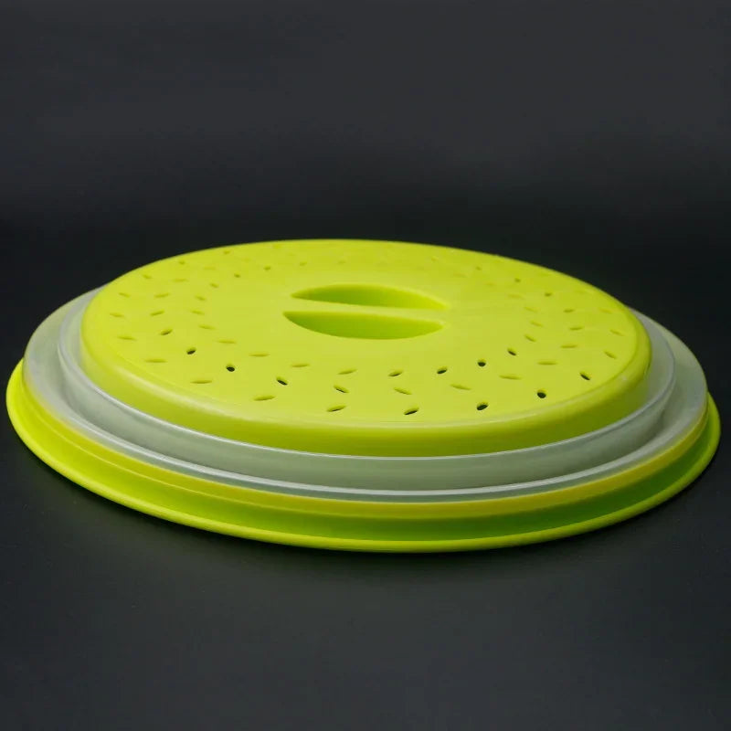 Kitchen Tools Microwave Splatter Cover Heating Folding Cover Fresh-keeping Cover Oil-proof Splash-proof Cover Cooking Lid