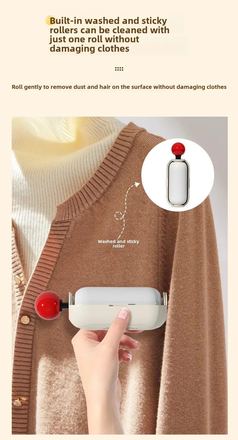 2-in-1 Lint Remover Washable Multifunctional Roller for Clothes Pet Hair Remover Dust Removal Eliminator Brush Hair Sticky