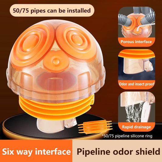 【QTG331】Anti Odor Drain Shower Multifunctional For Kitchen Sink Pipe Set Adapter Deodorant Dishwasher Accessories