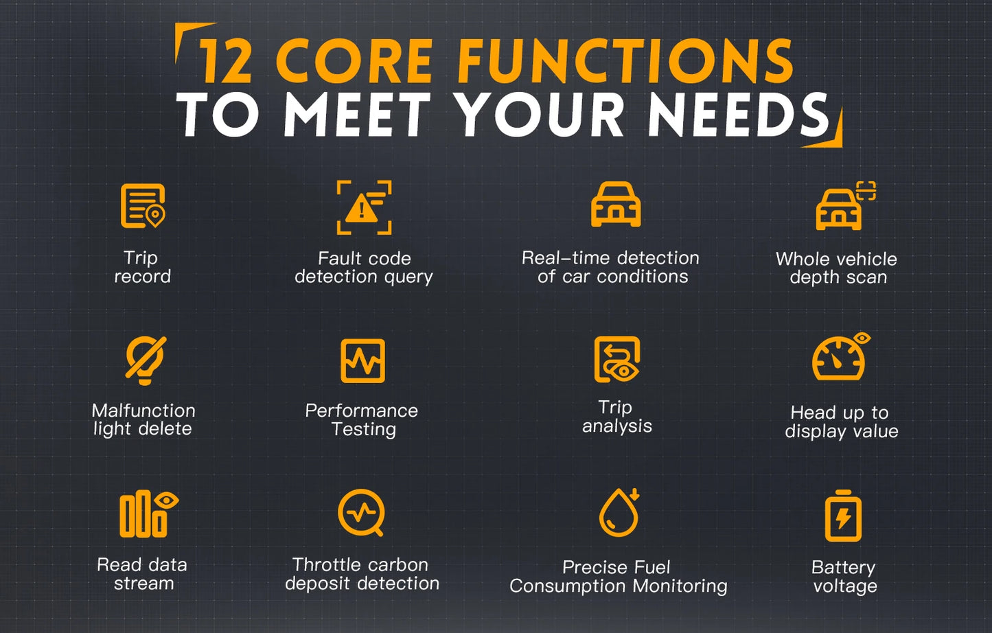 FNIRSI FD10 BluetoothV5.1 Check Engine Light Car Repair Car OBDII Scanner Code Reader Clear Error OBD Diagnostic Tool IOSAndroid