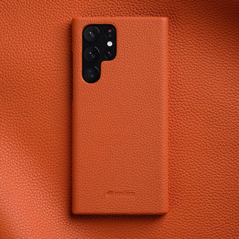 Melkco Real Leather Case for Samsung Galaxy S25 S24 S23 S22 S21 Ultra S22+ S23+ S24+ Plus Note 20 Genuine Handmade Phone Cover