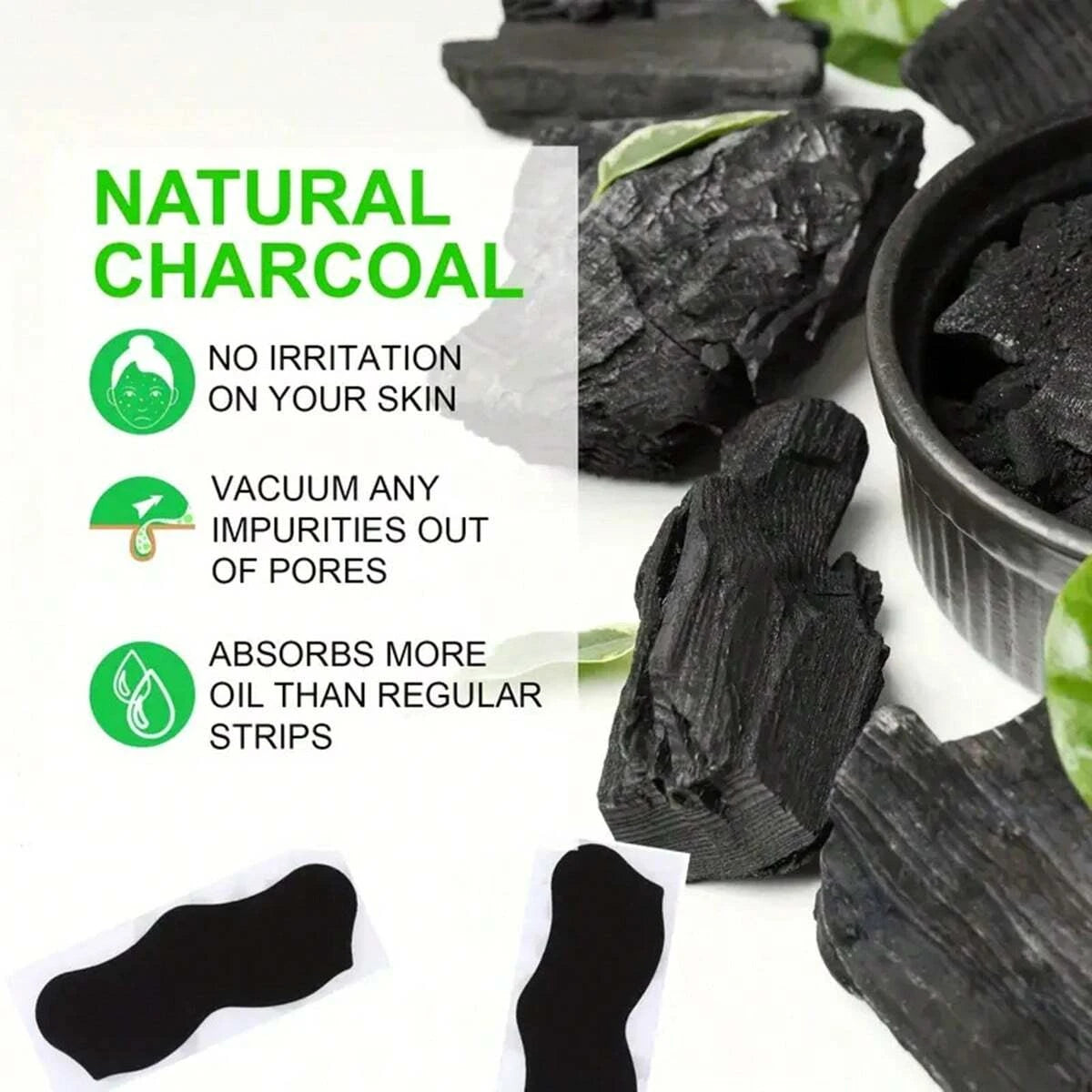 10 PC/50 PC100 PC Blackhead Nose Patch, Deep Cleansing Nose Patch, Shrink Nose Pores To Remove Blackheads, Smooth Skin Facial Ca