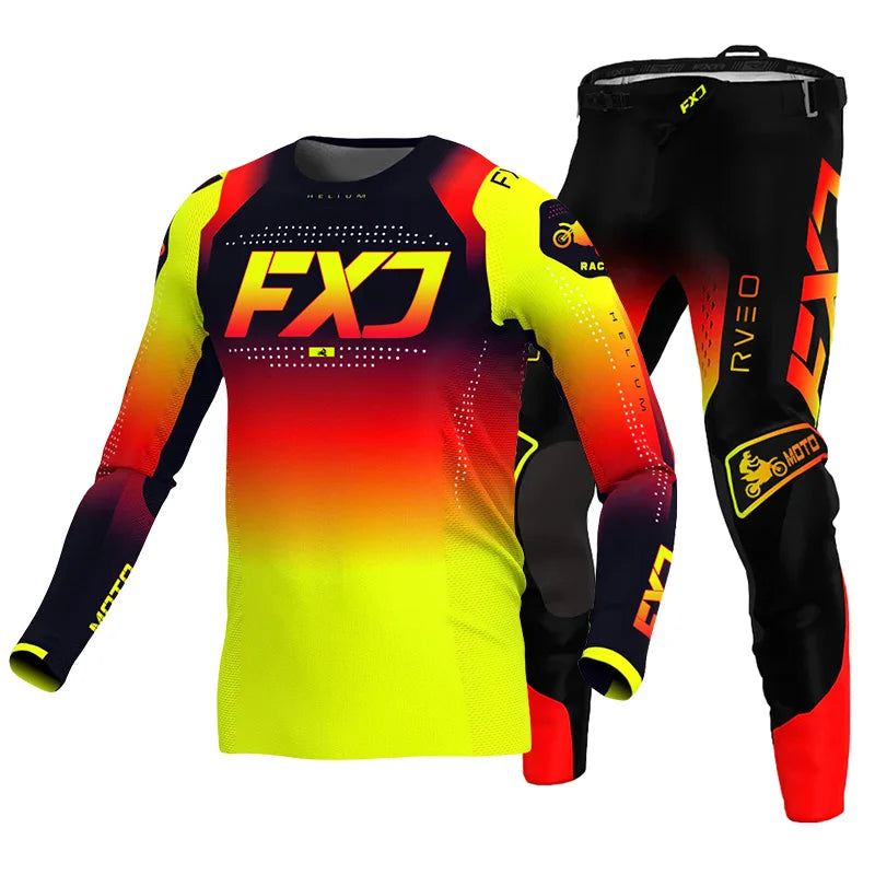 Motocross Jersey Pant white Mens Women pink black Combo racing suit Off-road MX DH ATV gear set Enduro Motorcycle mountain