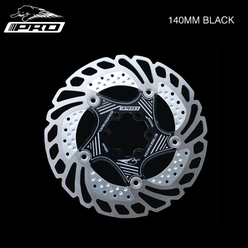 IIIPRO MTB Cooling Disc Brake Heat Dissipation  6 Inch 140/160/180/203mm Rotor Down Hill Floating Bicycle Brake Rotor