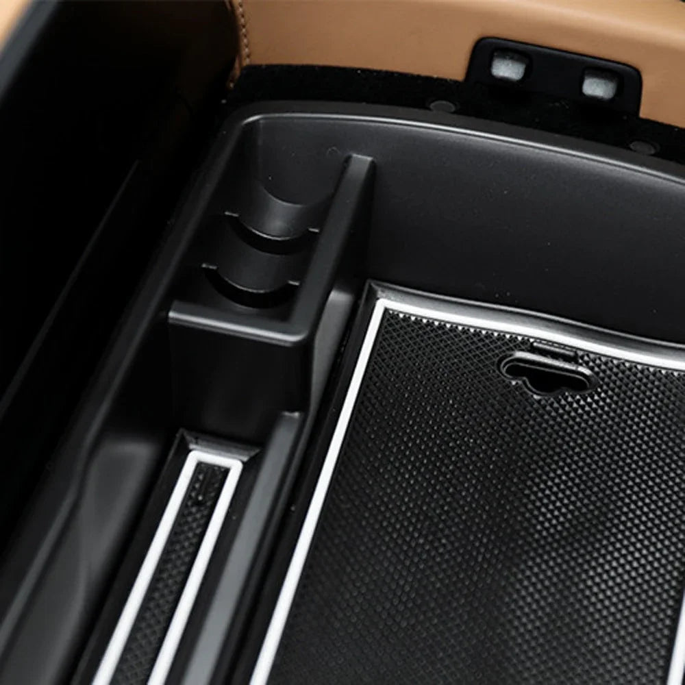 For Genesis GV80 Console Tray Multi-purpose Storage Box Organizer Automobiles Stowing Tidying