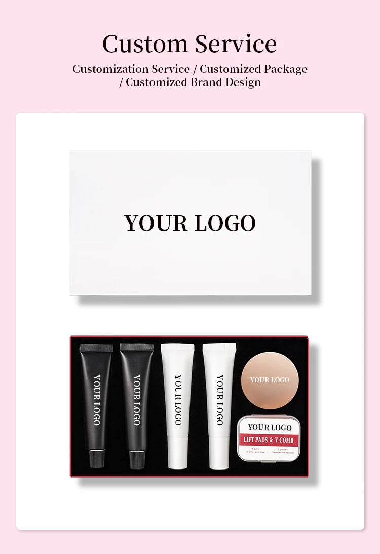 ICONSIGN 4 IN1 Set Lash Lift and Tint Kit Eyelash Lifting Brow Tint Dye Eyes Makeup Tools Patch With Glue Balm