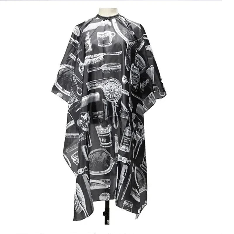 Professional Salon Hair Cutting Cape Barber Cape for Men/Women Adjustable Snap Button with Waterproof Hairdressing Salon Cloak