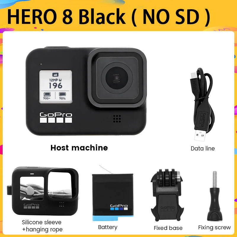 GoPro hero Black stable 4K video 12MP photo portable 1080p live