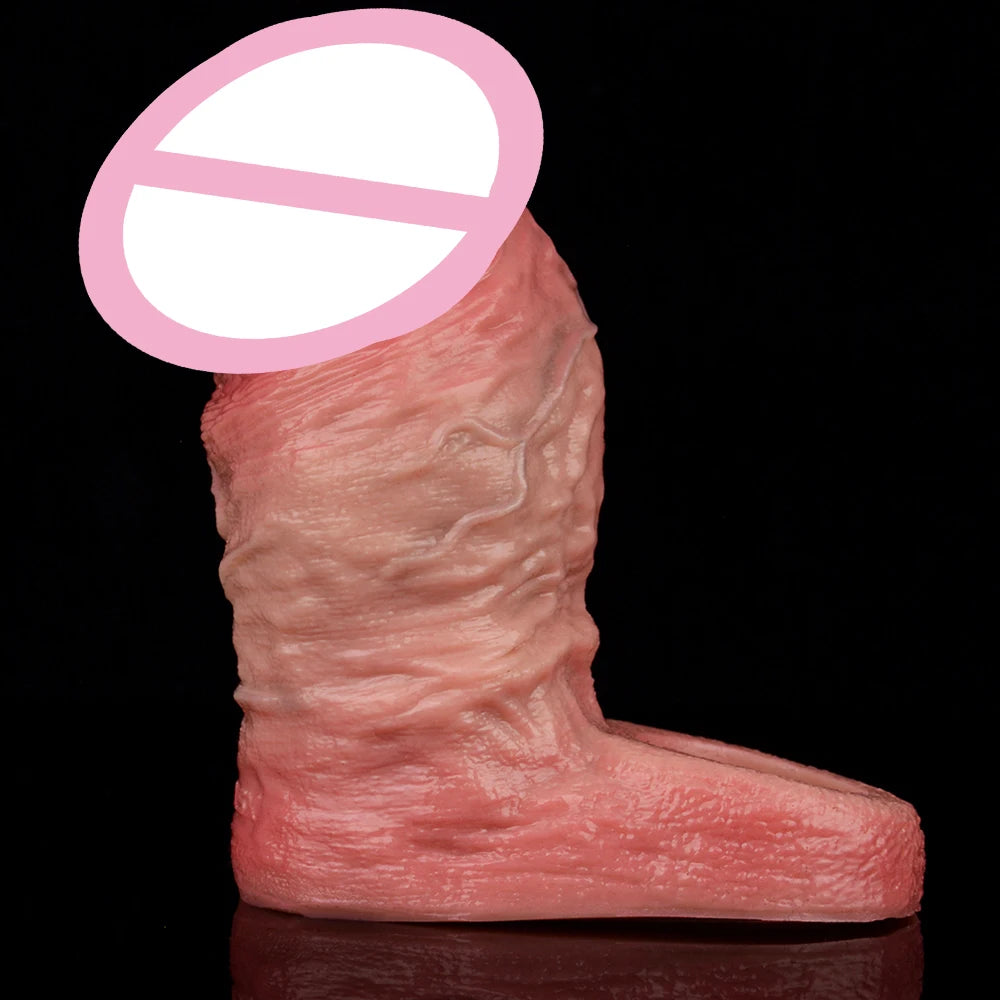 ORALSX 10 Styles Silicone Reusable Open-ended Penis Sleeve Delay Ejaculation Dick Enlargement Sex Toys For Men Game Pleasure