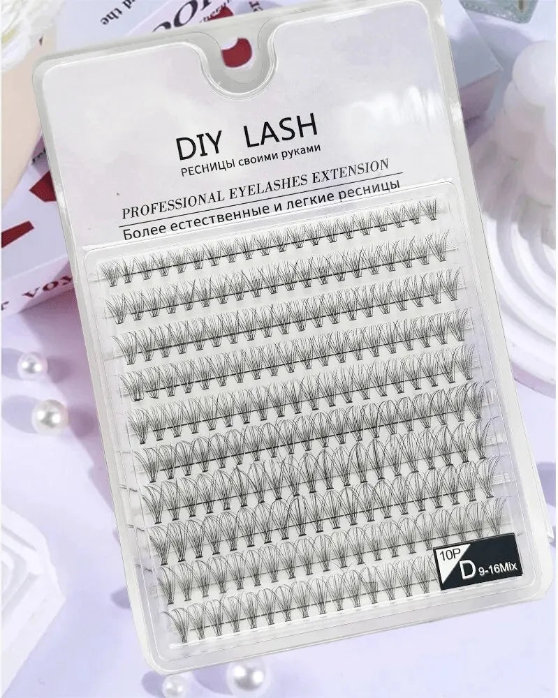 280pcs Individul Claster Eyeash Extension 30D/40D Mix Length DIY Cluster Lashes