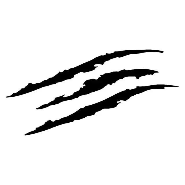 Car Styling Ghost Claw Scratch Stripe Marks Headlight Decal Vinyl Decal Auto Body Decorative Stickers PVC Carving Vinyl Decal