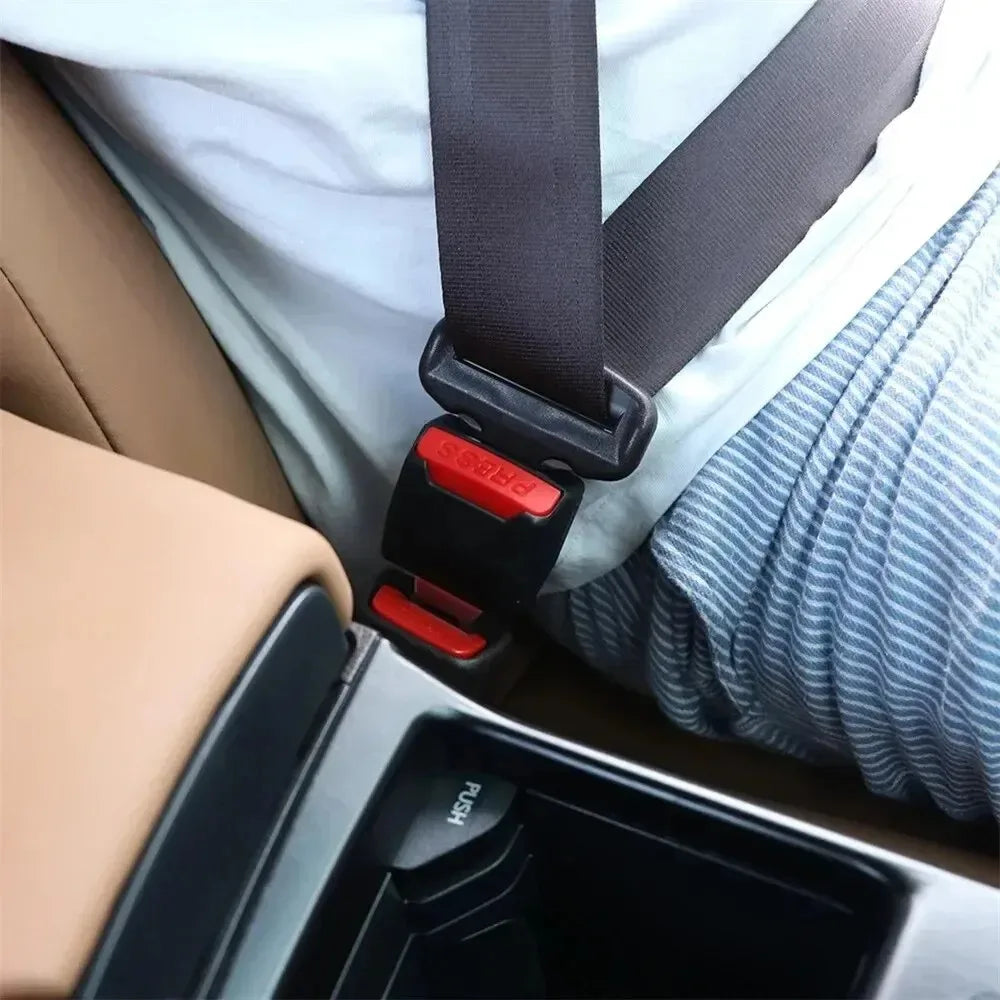 2 PCS Car Seat Belt Clip Extender Safety Seatbelt Lock Buckle Plug Thick Insert Socket Extender Safety Buckle