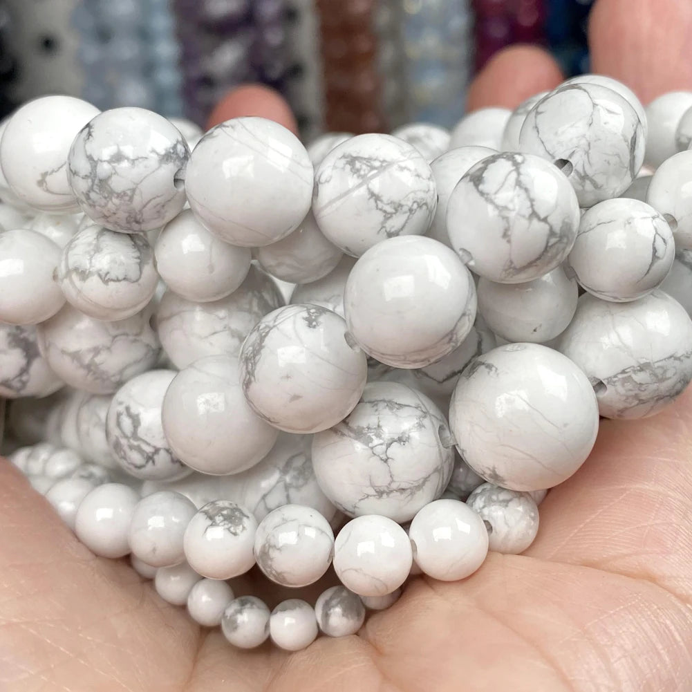 Natural Stone Beads 4 6 8 10mm Tiger Eye Lava Amazonite Turquoises Agates Jaspers Beads For Jewelry Making DIY Bracelet Necklace