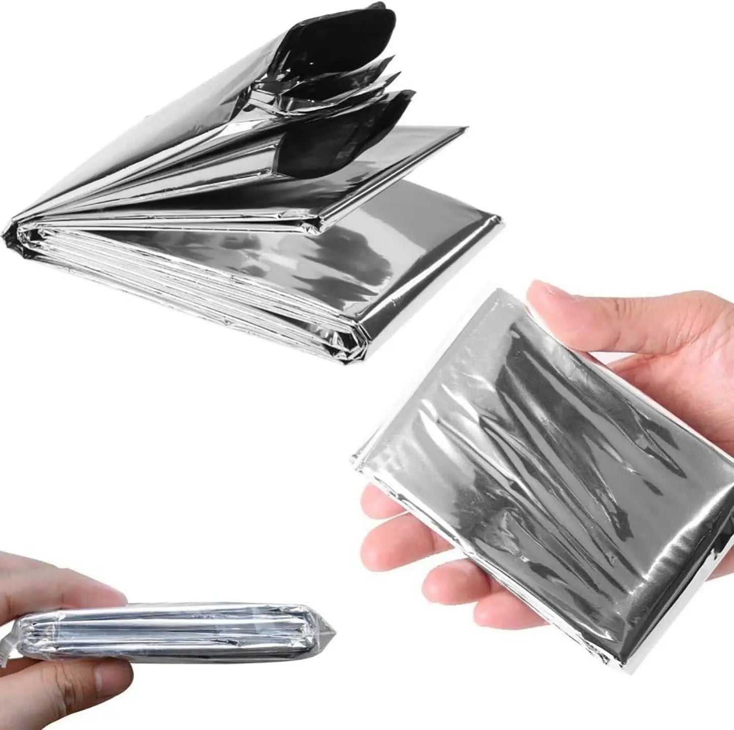 Outdoor Emergency Gold-Sliver Survival Blanket Waterproof First Aid Rescue Curtain Foil Thermal Military Blanket130X210Cm