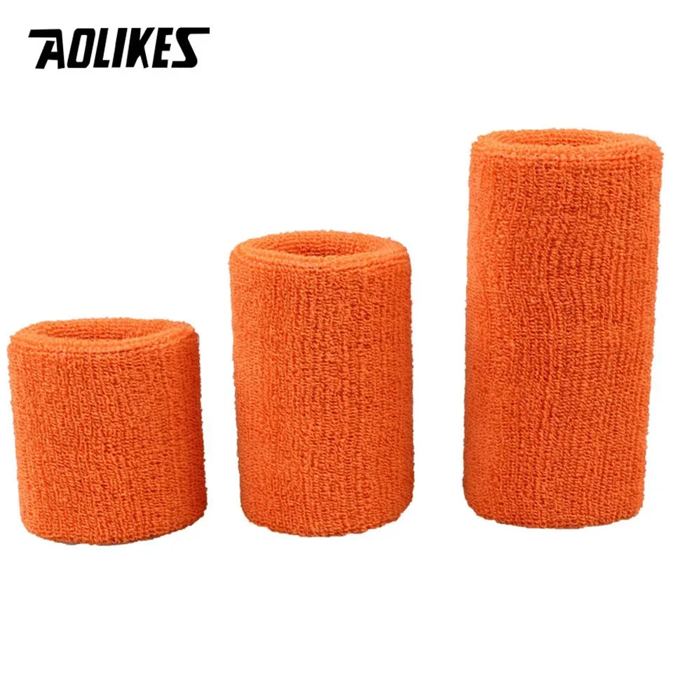 AOLIKES 1PCS Wrist Brace Support Wrap Tennis Wristband Sport Sweatband for Gym Basketball Volleyball Hand Sweat Band Polsband