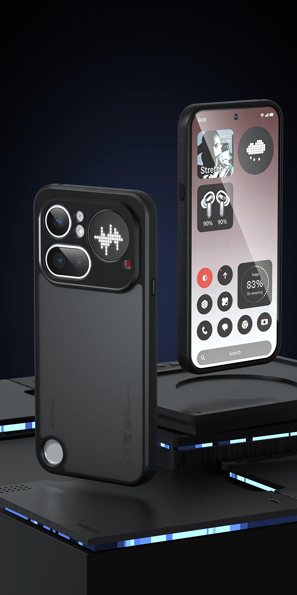 For Nothing Phone 4a Pro Case Matte Transparent Back Cover Protect Shell Shockproof Bumper